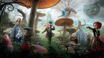 Zasłona do filmu "Alicja w Krainie Czarów" #584327