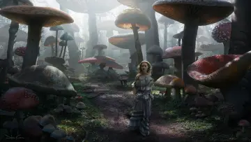 Zasłona do filmu "Alicja w Krainie Czarów" #584364