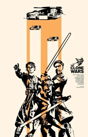 Plakat do filmu "Gwiezdne wojny: Wojny klonów" #102599