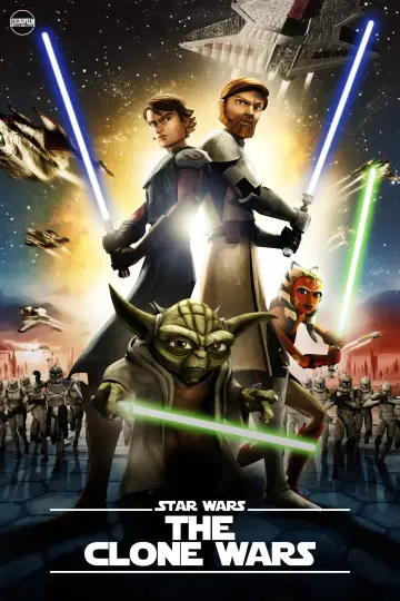 Plakat do filmu "Gwiezdne wojny: Wojny klonów" #102608