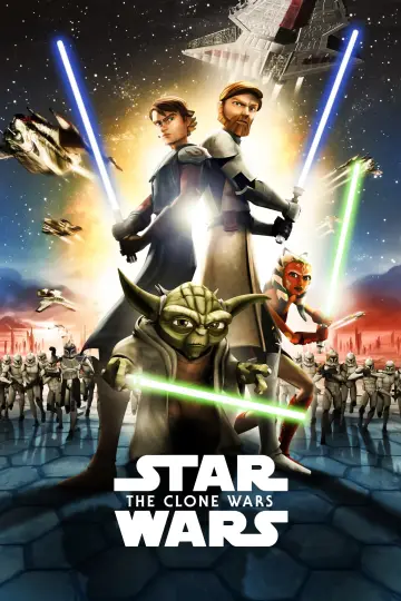 Plakat do filmu "Gwiezdne wojny: Wojny klonów" #433116