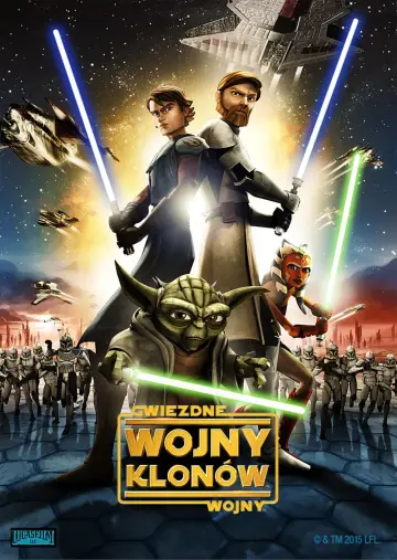 Plakat do filmu "Gwiezdne wojny: Wojny klonów" #865377