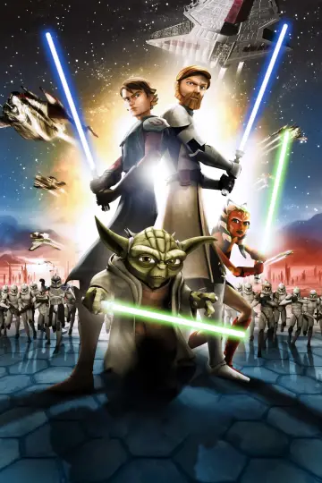 Plakat do filmu "Gwiezdne wojny: Wojny klonów" #865383