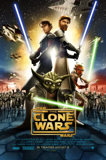 Plakat do filmu "Gwiezdne wojny: Wojny klonów" #865388