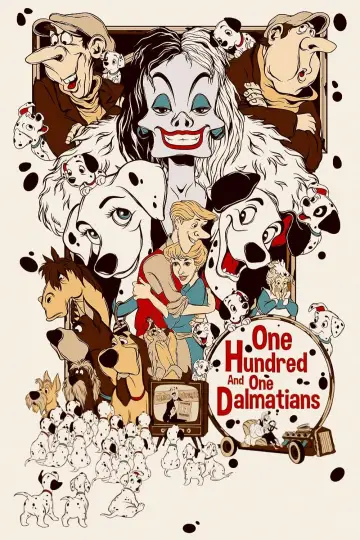 Plakat do filmu "101 dalmatyńczyków" #713889