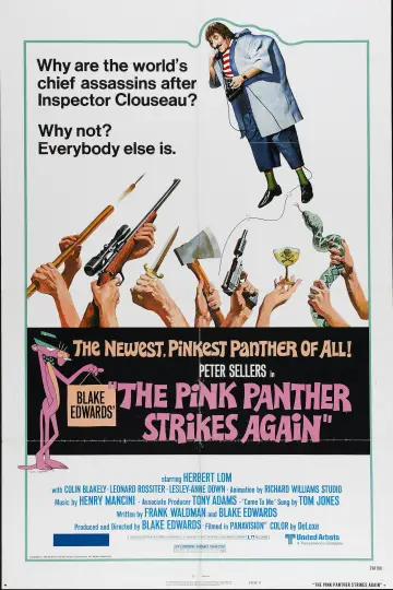 Plakat do filmu "Różowa Pantera kontratakuje" #939850