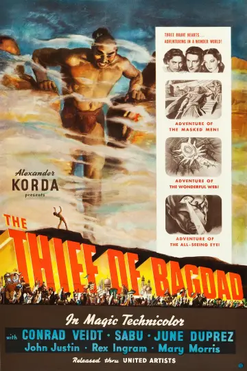 Plakat do filmu "Złodziej z Bagdadu" #147523