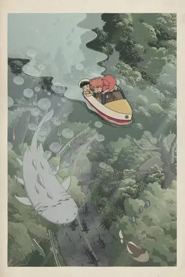 Plakat do filmu "Ponyo" #453648