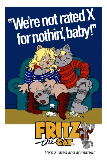 Plakat do filmu "Kot Fritz" #901401