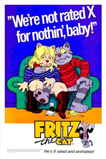 Plakat do filmu "Kot Fritz" #901404