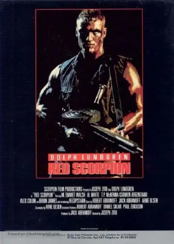 Plakat do filmu "Czerwony Skorpion" #365125