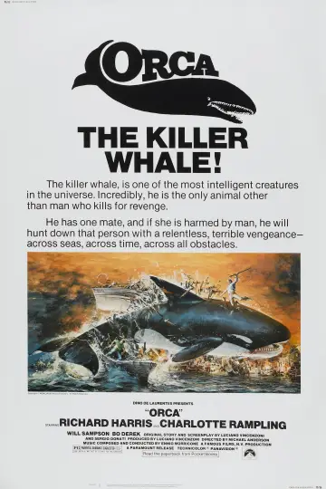 Plakat do filmu "Orka. Wieloryb zabójca" #901764