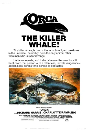Plakat do filmu "Orka. Wieloryb zabójca" #901768