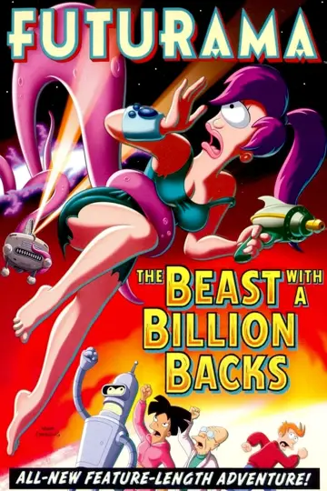 Plakat do filmu "Futurama: Potwór o miliardzie grzbietów" #152276