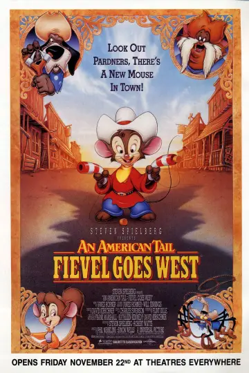 Plakat do filmu "Amerykańska opowieść. Feiwel rusza na Zachód" #907497