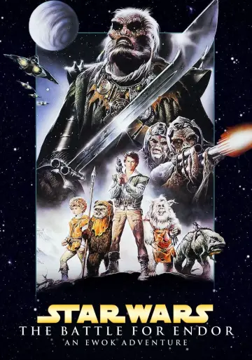 Plakat do filmu "Gwiezdne wojny: Ewoki - Bitwa o Endor" #1009803