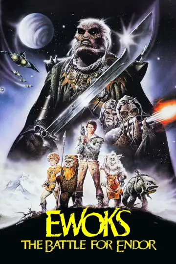 Plakat do filmu "Gwiezdne wojny: Ewoki - Bitwa o Endor" #106784