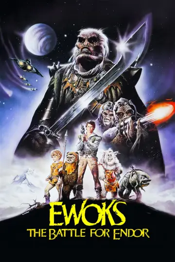 Plakat do filmu "Gwiezdne wojny: Ewoki - Bitwa o Endor" #106785