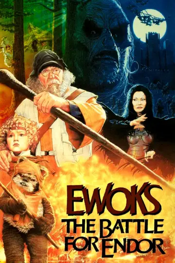 Plakat do filmu "Gwiezdne wojny: Ewoki - Bitwa o Endor" #106786