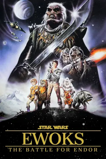 Plakat do filmu "Gwiezdne wojny: Ewoki - Bitwa o Endor" #106789
