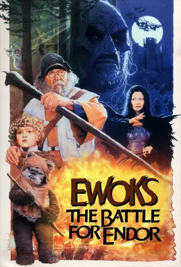 Plakat do filmu "Gwiezdne wojny: Ewoki - Bitwa o Endor" #106791