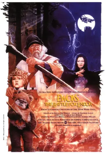 Plakat do filmu "Gwiezdne wojny: Ewoki - Bitwa o Endor" #106793