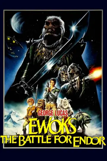 Plakat do filmu "Gwiezdne wojny: Ewoki - Bitwa o Endor" #106794