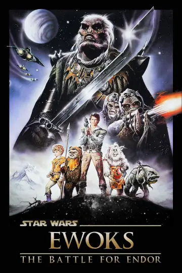 Plakat do filmu "Gwiezdne wojny: Ewoki - Bitwa o Endor" #106795