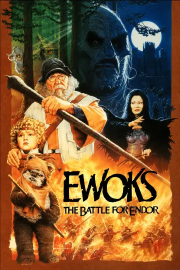 Plakat do filmu "Gwiezdne wojny: Ewoki - Bitwa o Endor" #1438524