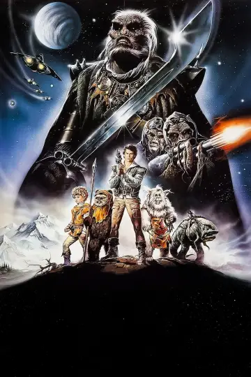 Plakat do filmu "Gwiezdne wojny: Ewoki - Bitwa o Endor" #350929