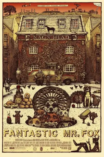 Plakat do filmu "Fantastyczny Pan Lis" #639990