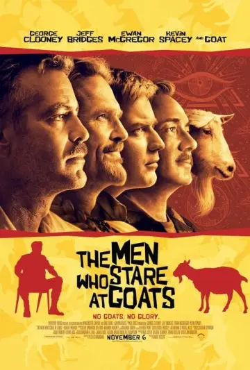 Plakat do filmu "Człowiek, który gapił się na kozy" #142827