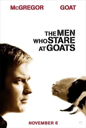 Plakat do filmu "Człowiek, który gapił się na kozy" #142830