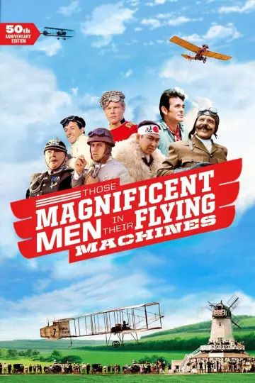 Plakat do filmu "Ci wspaniali mężczyźni w swych latających maszynach" #150408