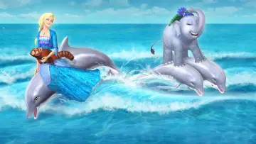 Zasłona do filmu "Barbie jako księżniczka wyspy" #231011