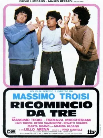Plakat do filmu "Ricomincio da tre" #204830