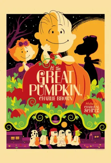Plakat do filmu "Wspaniałe Halloween Charliego Browna" #120397