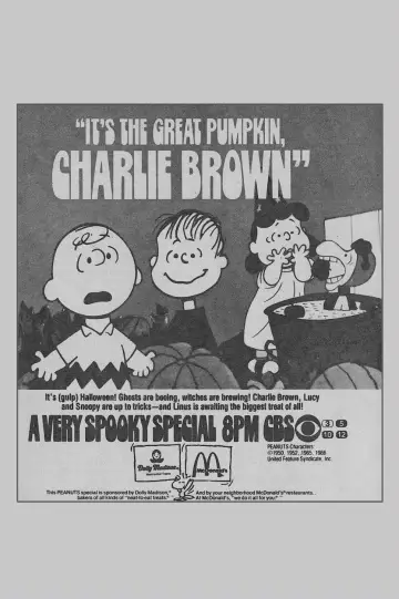 Plakat do filmu "Wspaniałe Halloween Charliego Browna" #986850