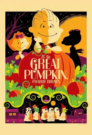 Plakat do filmu "Wspaniałe Halloween Charliego Browna" #986852