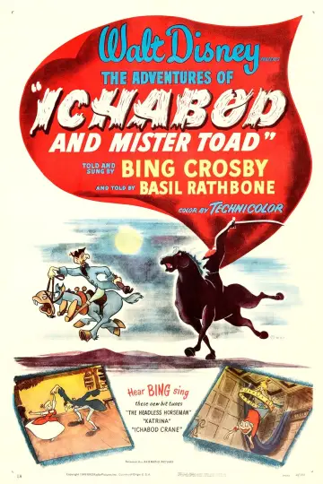 Plakat do filmu "Przygody Ichaboda i Pana Ropucha" #724872