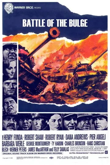 Plakat do filmu "Bitwa o Ardeny" #347680