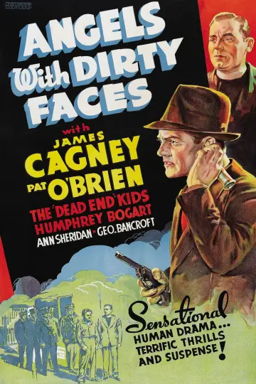 Plakat do filmu "Aniołowie o brudnych twarzach" #1046897