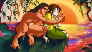 Zasłona do filmu "Tarzan i Jane" #309961