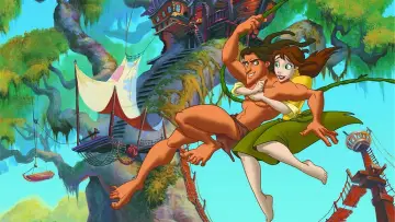 Zasłona do filmu "Tarzan i Jane" #309962
