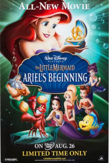 Plakat do filmu "Mała Syrenka 3: Dzieciństwo Ariel" #937617