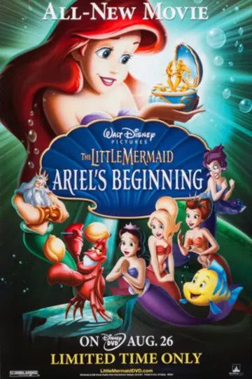 Plakat do filmu "Mała Syrenka 3: Dzieciństwo Ariel" #937618