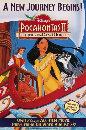 Plakat do filmu "Pocahontas II: Podróż do Nowego Świata" #83818