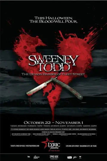 Plakat do filmu "Sweeney Todd: Demoniczny golibroda z Fleet Street" #660737