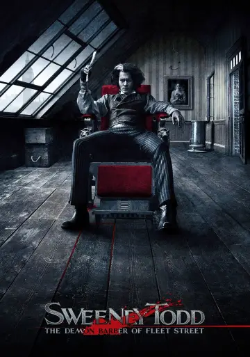 Plakat do filmu "Sweeney Todd: Demoniczny golibroda z Fleet Street" #77594