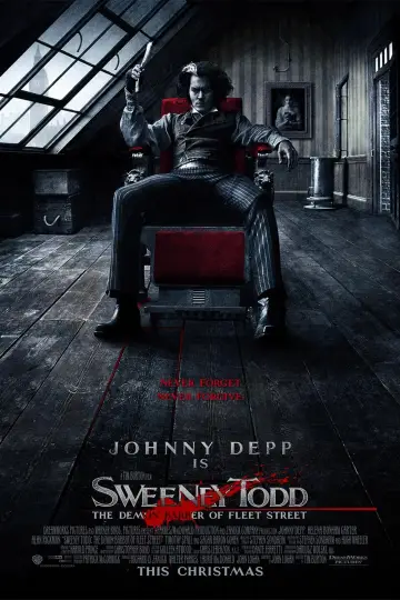 Plakat do filmu "Sweeney Todd: Demoniczny golibroda z Fleet Street" #77601